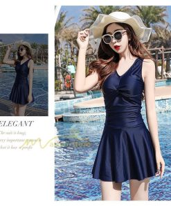 水着 | レディース ワンピース 体型カバー ママ オトナ女子 露出控えめ セクシー Vネック キャミソール シンプル 体系カバー オールインワン 上品 20代30代40代