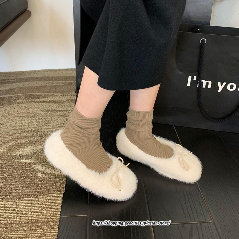 ローファー | モカシン パンプス レディース 高品質 痛くない フラット スリッポン ボア ファー フラット おしゃれ 秋 痛くない ふわふわ 柔らかい 歩きやすい 冬