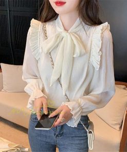 シャツ・ブラウス | ブラウス レディース 長袖 ブラウスシャツ ボウタイ フォーマル チュニック 大人 春 夏 春夏 フォーマル スーツ トップス 20代 30代 着痩せ ママ OL 通勤通学 母