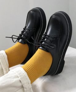 ショートブーツ | 靴 レースアップ レザー調 歩きやすい 厚底 ドレスシューズ レディース シューズ シンプル