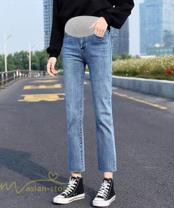 パンツ レギンス | マタニティ パンツ レディース ジーンズ 着痩せ 上品 デニム 妊婦 マタニティウェア ウエスト調整 大きいサイズ 9分丈 マタニティパンツ 妊婦服 大人 産前