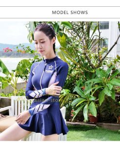 水着 | レディース フィットネス 体型カバー 長袖 ミセス トレンド 母の日 プレゼント 競泳 パッド付き ワンピース トレーニング 練習 女性 スイムウェア 温泉用