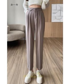 チノ・テーパード・ジョガー・スキニーパン | テーパードパンツ パンツ レディース ボトムス 美脚 楽ちん 体型カバー 無地 ハイウエスト お出掛け ロング 脚長 送料無料 高見え 綺麗 細見え