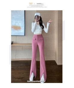 チノ・テーパード・ジョガー・スキニーパン | パンツ レディース 超美脚 スラックス フレアパンツ ロングパンツ ズボン ロングタイプパンツ 秋冬 タイトフレアハイウエスト ボトムス ズボン 送料無料