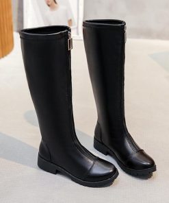 ニーハイブーツ | 裏起毛 ジョッキーブーツ レディース 冬