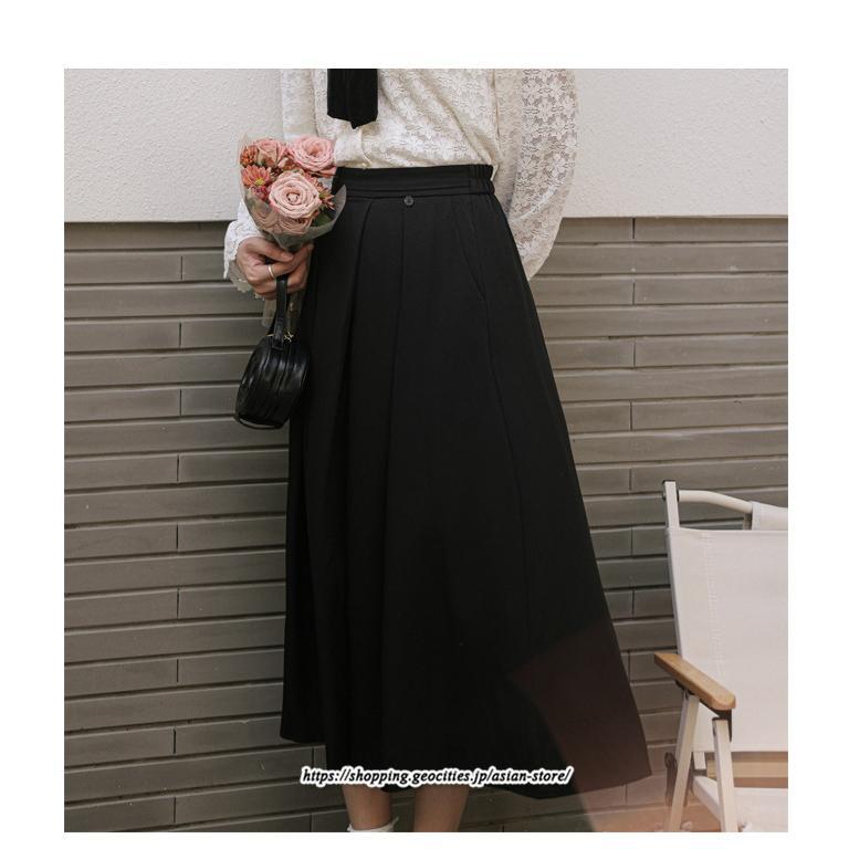 スカート | ロングきれいめ レディース ロング丈 女子会 デート 20代 30代 40代 50代 秋 冬 細見え ハイウエスト お出かけ 高見え あったか