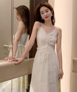 マキシ | ワンピース レディース キャミワンピース サマーワンピース 着痩せ 上品 Aライン Vネック カジュアル 20代30代40代 きれいめ 通勤 お出かけ 日常感 通学 大人