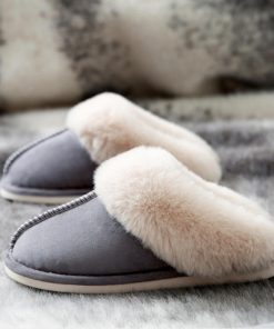 サンダル | スリッパ ムートン 冬 もこもこ サンダル