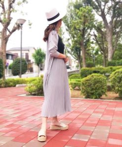 クロップドパンツ | エアリーシフォンガウチョパンツ フリル ミモレ丈 ワイドパンツ プリーツ パンツ