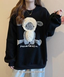 パーカー | トレーナー レディース スウェット 大きいサイズ 韓国 トップス 長袖 おしゃれ 無地 秋冬 送料無料 裏起毛 部屋着 防寒 ゆったり ルームウェア 厚手