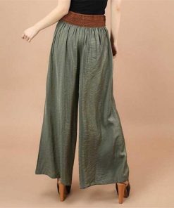 ワイドパンツ | レディース ガウチョパンツ パンツ スカンツ 涼しい ロングパンツ ゆったり ボトムス 20代30代40代 ダンス服 ウエストゴム ズボン カジュアル
