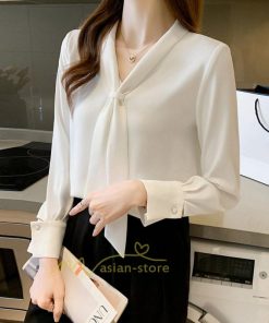 シャツ・ブラウス | ブラウス レディース きれいめ 40代 春夏秋新作 オシャレブラウス シフォンシャツ リボンネック 長袖トップス ブラウス 大人 ゆったり シャツ30代 50代 通勤