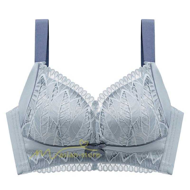 ショーツ | 胸 小さく 見せる ブラ 大きいサイズ クラッシィワイヤレスブラ ボタニカルレース ブラジャー フルカップ 20代30代40代50代60代 ノンワイヤー 補正 上品 下着