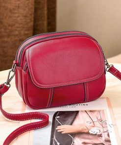 ショルダーバッグ | ポシェット 合皮かばん 斜め掛け 小さめ PUレザー 肩掛けバッグおしゃれ カジュアル ミニ シンプル レディース