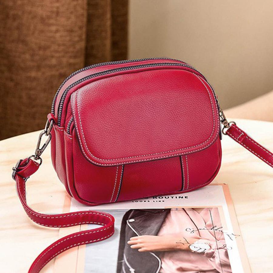 ショルダーバッグ | ポシェット 合皮かばん 斜め掛け 小さめ PUレザー 肩掛けバッグおしゃれ カジュアル ミニ シンプル レディース