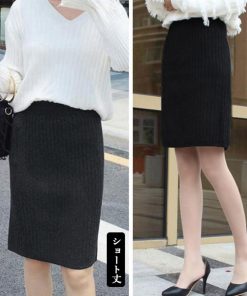 ひざ丈スカート | ニットスカートレディース大人セクシー