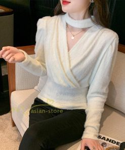 シャツ・ブラウス | ブラウス シャツ 上品 長袖 Vネック オフィスカジュアル 通勤 韓国 ファッション カジュアル エレガント 細身 優雅 OL 20代30代40代 オシャレ 通勤 上品 着回し