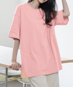 ｔシャツ・カットソー | Tシャツ 半袖 レディース トップス 無地 9色 ゆったり お出かけ スポーツ 日常 夏 丸首 春夏新作 コットン 可愛い クルーネック おしゃれ シンプル