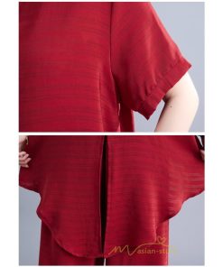 セットアップ | レディース 夏 40代 20代 コーデ カジュアル 2点セット Tシャツ 半袖 ガウチョパンツ 綿麻 大きいサイズ ゆったり 通勤 大人 着痩せ おしゃれ