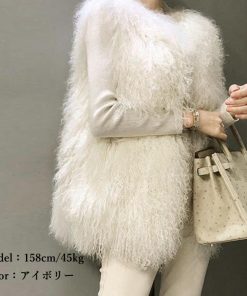 ジャケット・ブルゾン | エコファーベスト レディース韓国風ベスト