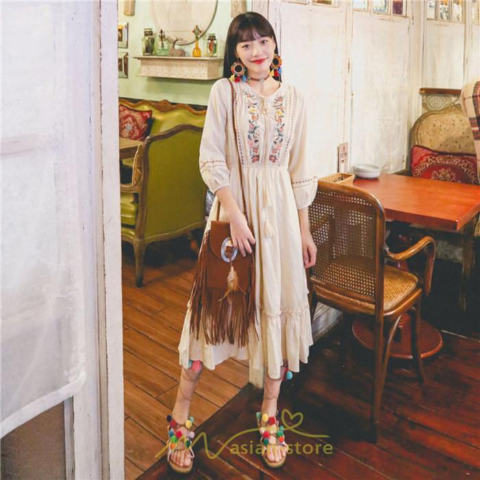 マキシ | 大人気ワンピース ミモレ丈 長袖 レディース 二次会 リゾート カジュアル お呼ばれ きれいめ Aラインワンピース かわいい パーティー 旅行 デート 淑女