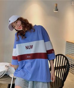 パジャマ ルームウェア | ビッグTシャツ レディーストップス ロングTシャツ ゆったりカジュアル可愛い M L XL XXL ベージュ 黒 ブルー ブラック 2020春夏ロングTシャツ