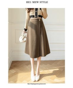 スカート | 秋 冬 レディース ボトムス ロングフレア ミモレ丈Aライン30代 40代 50代 着やせ 上品 秋冬 ラシャ 2022新作 通学 通勤