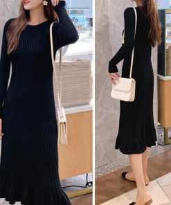 ワンピース | ニットマーメイドフリルワンピ