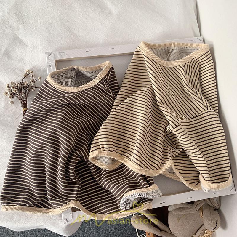 衣装 服 | 子供服服 子ども服 こども服 キッズ服 Tシャツ 長袖 女の子 男の子 ガールズ ボーイズ ジュニア キッズ 冬 秋 子ども ボーダー柄 かわいい 上質