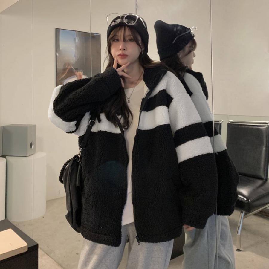 ジャケット・ブルゾン | ボアジャケット ジップアップ レディース