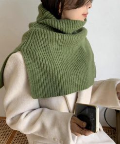 マフラー | タートルネック ニットウォーマー 韓国風