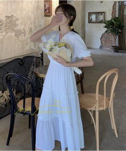 マキシ | ワンピース レディース 夏 40代 きれいめ 膝丈ワンピース 半袖 シフォンワンピ フリル ロング丈ワンピ オシャレ 着痩せ カジュアル 上品 上品 エレガント 新作