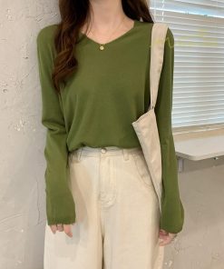 ｔシャツ・カットソー | 長袖Tシャツ インナー レディース インナーウェア 長袖 Tシャツ スリムインナー カットソー 2021 インナーTシャツ アンダーウェア 無地 Vネック