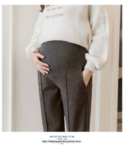 パンツ レギンス | マタニティパンツ 秋冬 テーパードパンツ 厚手 裏起毛 防寒 暖かい マタニティ 産前産後 お腹楽チン スリム ロングパンツ 妊婦 妊娠 ゆったり ママ 妊婦パンツ