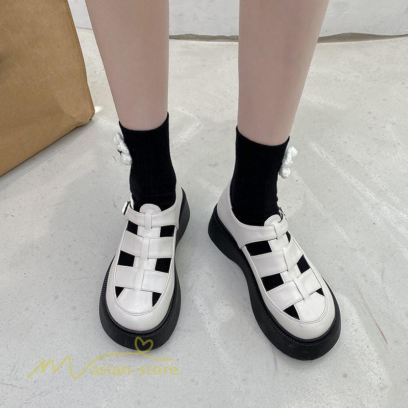 サンダル ミュール | サンダル レディース オフホワイト ブラック 黒 編み込み ストラップ 歩きやすい ぺたんこ おしゃれ 2022 旅行 お出かけ トレンド おでかけ カジュアル