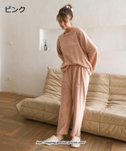 セットアップ | パジャマ 上下セット ルームウェア 裏起毛 レディース フリース マイクロファイバー 部屋着 厚手 保温 秋 冬 30代 20代 送料無料 40代 暖か 50代