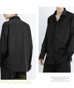 シャツ | トップス メンズ 長袖 ジャケット カジュアル無地 ゆったり メンズ オーバーライトアウター メンズ長袖シャツ