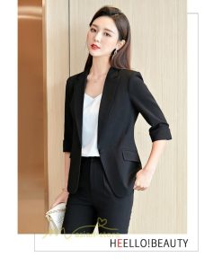 パンツスーツ | パンツスーツ夏レディースパンツセット ジャケット+パンツ 冷房対策テーラードジャケット ビジネス リクルート ビジネス OL テーラード 上品 フォーマル 着痩せ