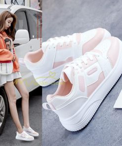 スニーカー | スニーカー　レディース レディースシューズ ローカット 靴 フラットシューズ ぺたんこ ウォーキングシューズ Pu革 厚底スニーカー 厚底靴 美脚 歩きやすい