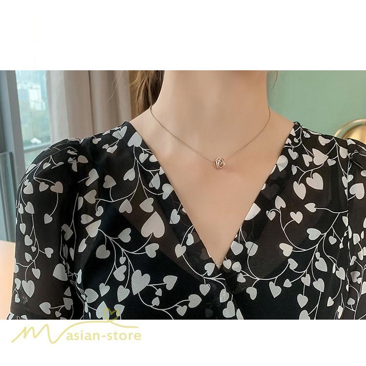 マキシ | ワンピース レディース マキシワンピース 小花柄 Vネック 半袖 5分袖 サマーワンピース シフォン Aラインワンピース 春 エレガント 夏 ウエストゴム ロング丈