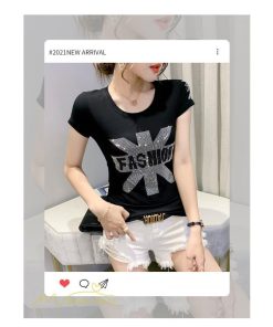 ｔシャツ・カットソー | カットソー レディース トップス Tシャツ 夏コーデ 半袖 丸首 夏新作 サマー キラキラ おしゃれ カジュアル 2021 大きいサイズ XXXL お出かけ 韓国風 インナー