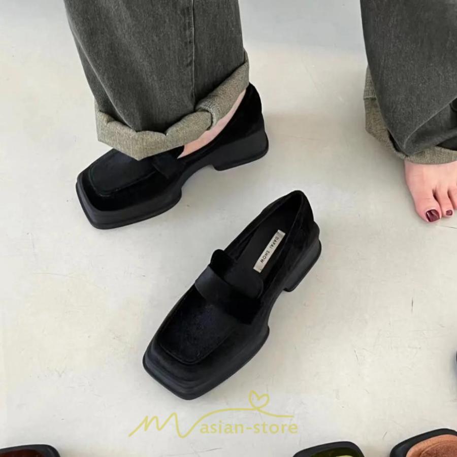 ローファー | パンプス レディース フラットシューズ 靴 レディース 春 夏 秋 冬 2022秋冬 20代30代40代50代 新作 痛くない 送料無料 スクエアトゥ