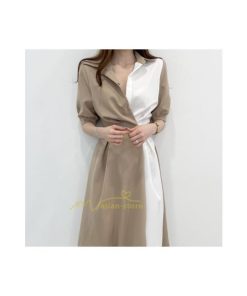 マキシ | ワンピース Aライン 夏ワンピース 春 夏 秋 半袖 ロング マキシ丈 ロングワンピース マキシワンピース 着痩せ エレガント 二次会 配色 上品 20代30代40代50代