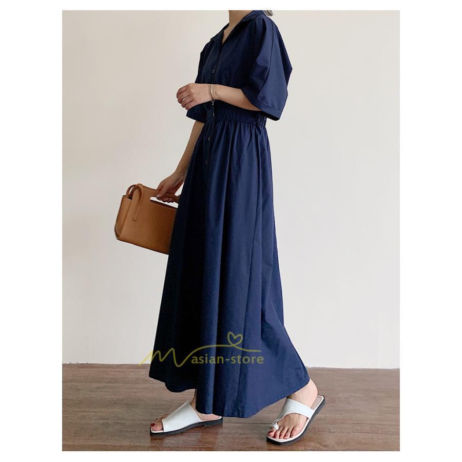 マキシ | シャツワンピース ワンピース 秋 春 レディース ロングワンピース 長袖 ロング丈 マキシ丈 体型カバー 無地 ゆったり 40代 夏作 30代 カジュアル 着痩せ 50代