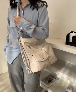 女性用バッグ | ショルダーバッグ レディースバッグ 2way 斜めがけ 肩掛けバッグ 通勤 通学 買い物 エコバッグ ファスナー 旅行 シンプル 大学生 おしゃれ ポケット多い