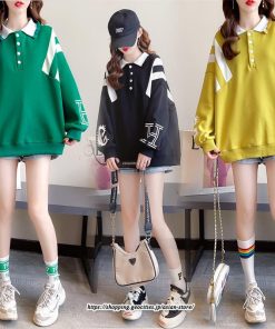 パーカー | トレーナー レディース クルーネック 長袖 トップス Tシャツ スウェット ゆったり 秋 春 秋物 秋冬 送料無料 20代30代40代50代 おしゃれ 韓国