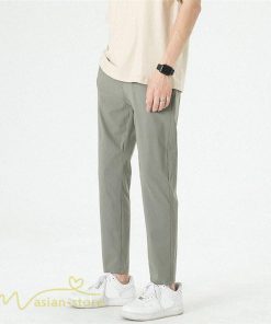 チノパン | テーパードパンツ メンズ パンツ 無地 ロング 薄手 サマーパンツ 着痩せ 上品 大きいサイズ ウエストゴム メンズパンツ 春 夏 秋 メンズスタイル お出かけ