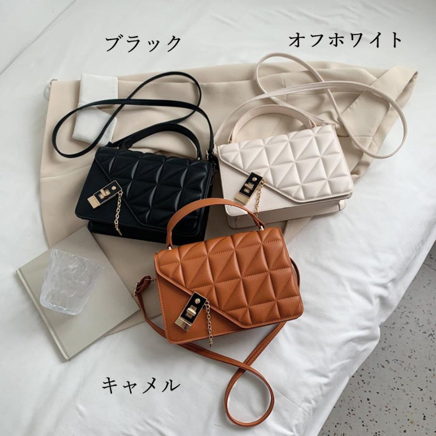 ショルダーバッグ | キルティングバッグショルダー PUレザー