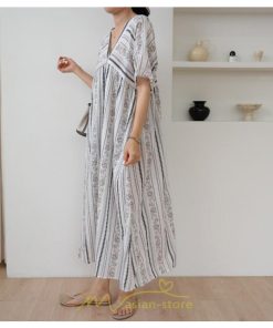 マキシ | ロングワンピース 半袖ワンピース 30代40代 大人 夏ワンピース 50代60代 海 旅行 シフォンワンピース 涼しい 羽織り 花柄 ゆったり 可愛い ビーチ マキシ丈