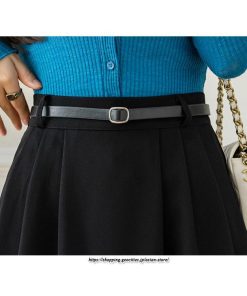 スカート | ロングきれいめ レディース Aラインデート 20代 30代 40代 50代 秋 冬 あったか 通勤 ハイウエスト お出かけ 細見え ベルト付き